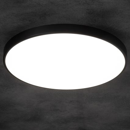 Светодиодный потолочный светильник с регулированием яркости PLAFON LED/20W/230V 3000-6500K Wi-Fi черный
