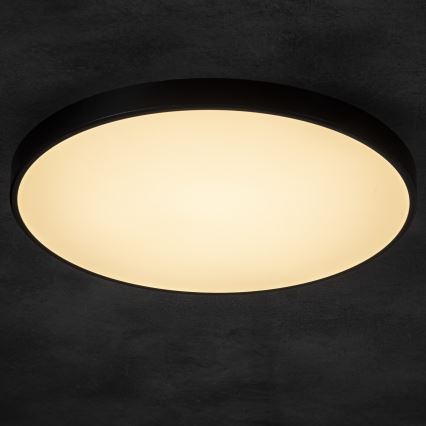 Светодиодный потолочный светильник с регулированием яркости PLAFON LED/20W/230V 3000-6500K Wi-Fi черный