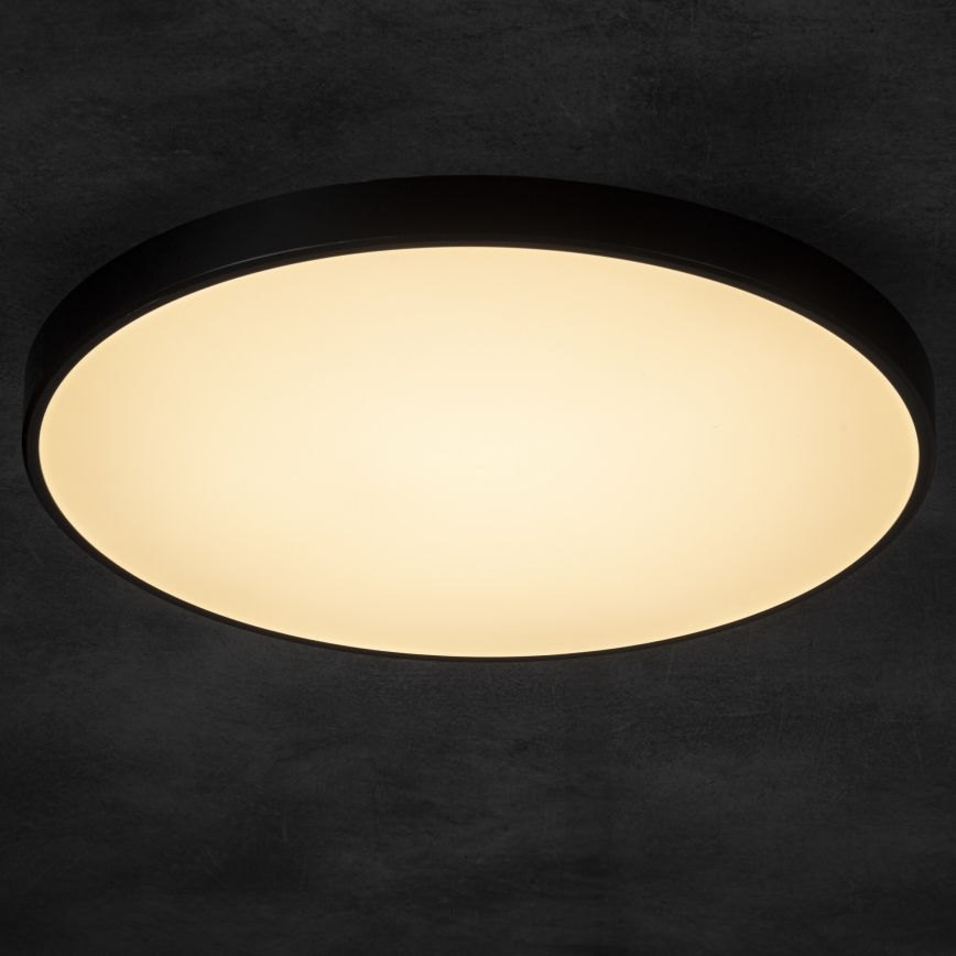 Светодиодный потолочный светильник с регулированием яркости PLAFON LED/20W/230V 3000-6500K Wi-Fi черный