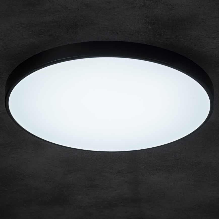 Светодиодный потолочный светильник с регулированием яркости PLAFON LED/20W/230V 3000-6500K Wi-Fi черный