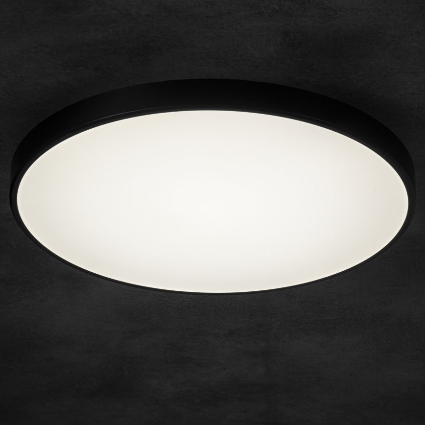 Светодиодный потолочный светильник с регулированием яркости PLAFON LED/20W/230V 3000-6500K Wi-Fi черный