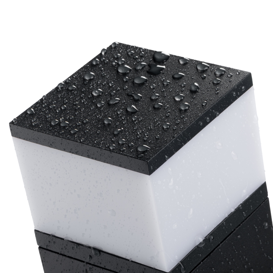 Зовнішній настінний світильник DASTEN 1xG9/11W/230V IP44 чорний