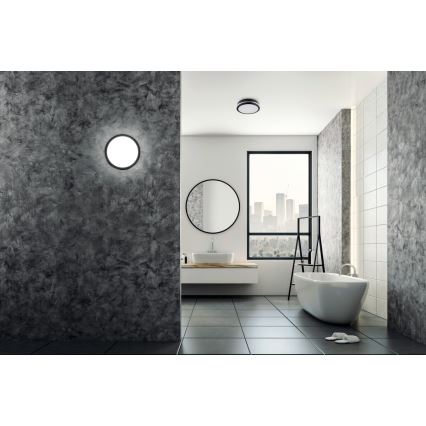 Вуличний світлодіодний стельовий світильник BENO LED/24/30W/230V 3000/3500/4000K IP65 антрацит круглий