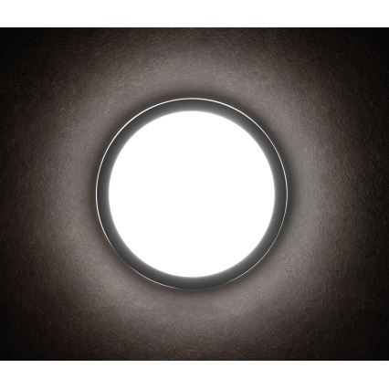 Вуличний світлодіодний стельовий світильник BENO LED/24/30W/230V 3000/3500/4000K IP65 антрацит круглий