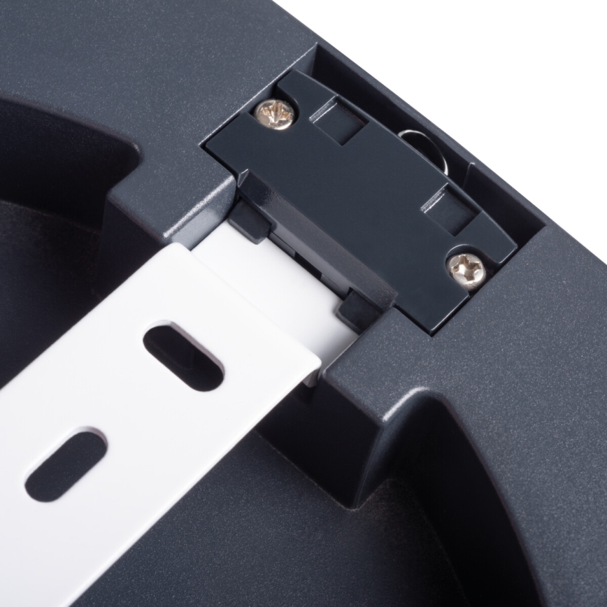 Вуличний світлодіодний стельовий світильник з датчиком руху BENO LED/12/18W/230V 3000/3500/4000K IP65 антрацит квадратний