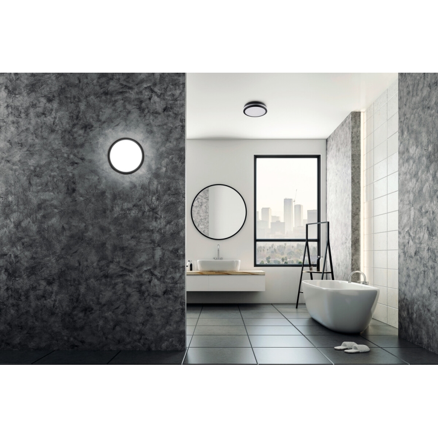 Вуличний світлодіодний стельовий світильник BENO LED/12/18W/230V 3000/3500/4000K IP65 антрацит круглий