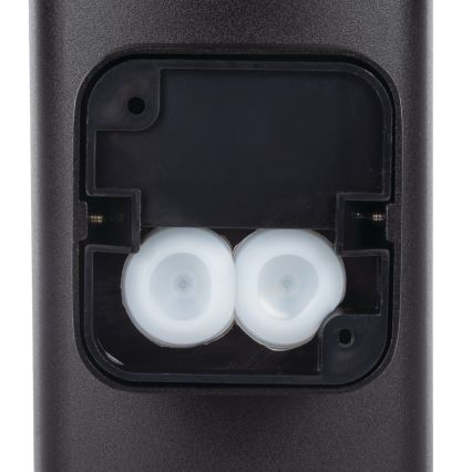 Вуличний настінний світильник ZEVI 1xGU10/10W/230V IP54 чорний