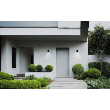 Вуличний настінний світильник ZEVI 1xGU10/10W/230V IP54 антрацит