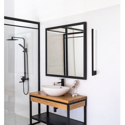 LED Зовнішній настінний світильник YALTE LED/8W/230V 4000K IP54 чорний