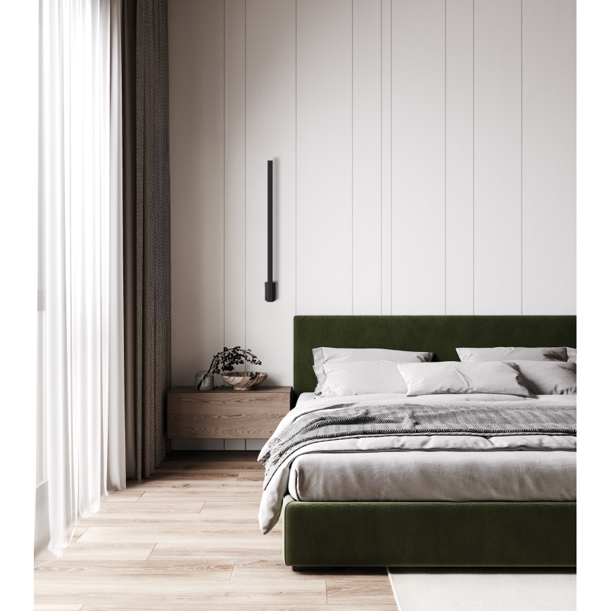 Уличный светодиодный настенный светильник YALTE LED/10W/230V 3000K IP54 черный