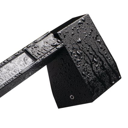 Уличный светодиодный настенный светильник YALTE LED/10W/230V 3000K IP54 черный