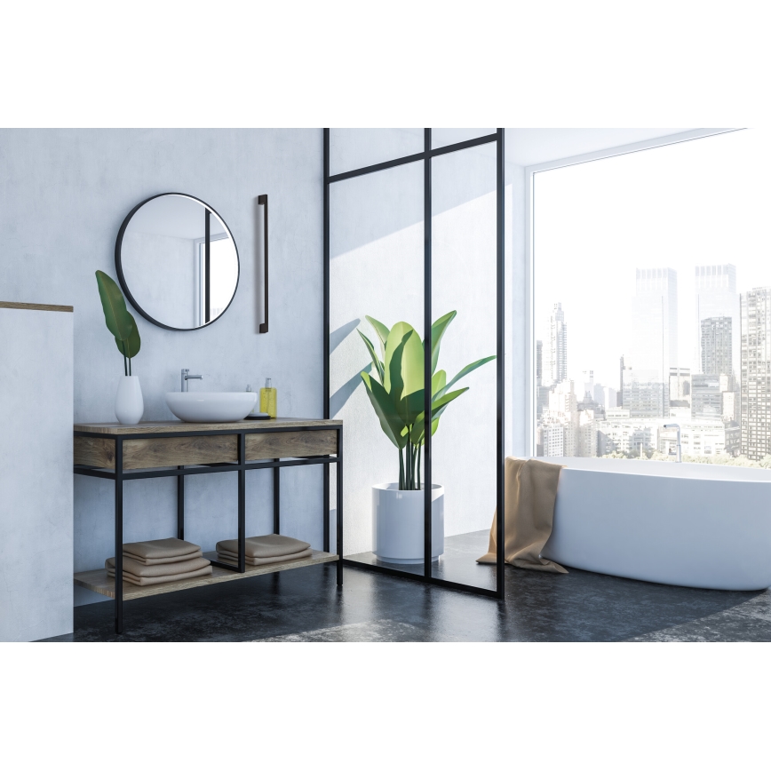 Уличный светодиодный настенный светильник YALTE LED/11W/230V 4000K IP54 черный