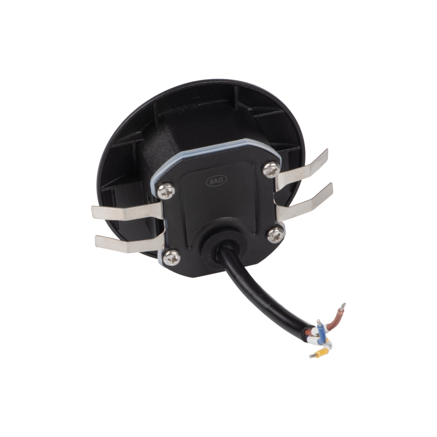 LED лестничный светильник с датчиком движения и датчиком сумерек EXIN LED/2,5W/230V 3000K IP65 черный круглый