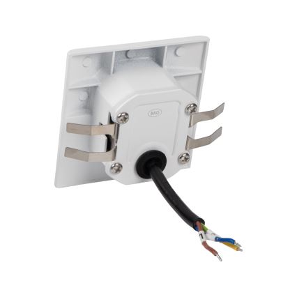 LED світильник для сходів EXIN з датчиком руху та сутінків, LED/2,5W/230V 3000K IP65, білий, квадратний