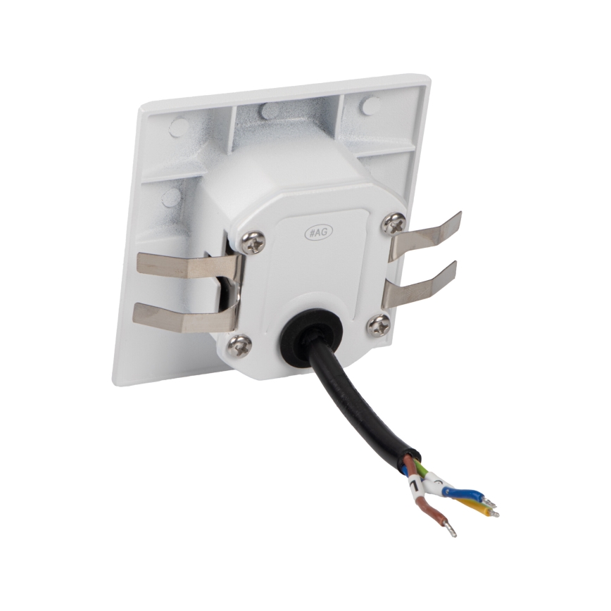 LED светильник для лестницы с датчиком движения и датчиком сумерек EXIN LED/2,5W/230V 3000K IP65 белый квадратный