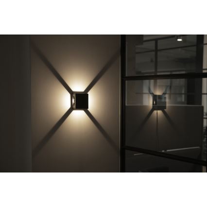 LED наружный настенный светильник REFAZI, 6 Вт, 230 В, IP54, антрацит