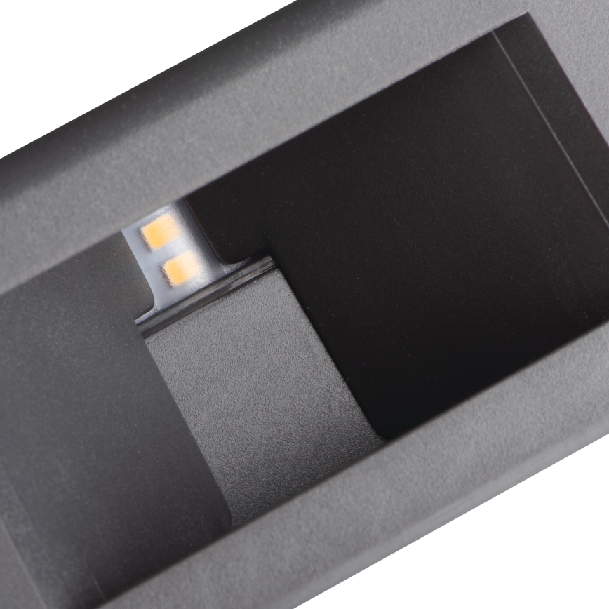 LED наружный настенный светильник REFAZI, 6 Вт, 230 В, IP54, антрацит