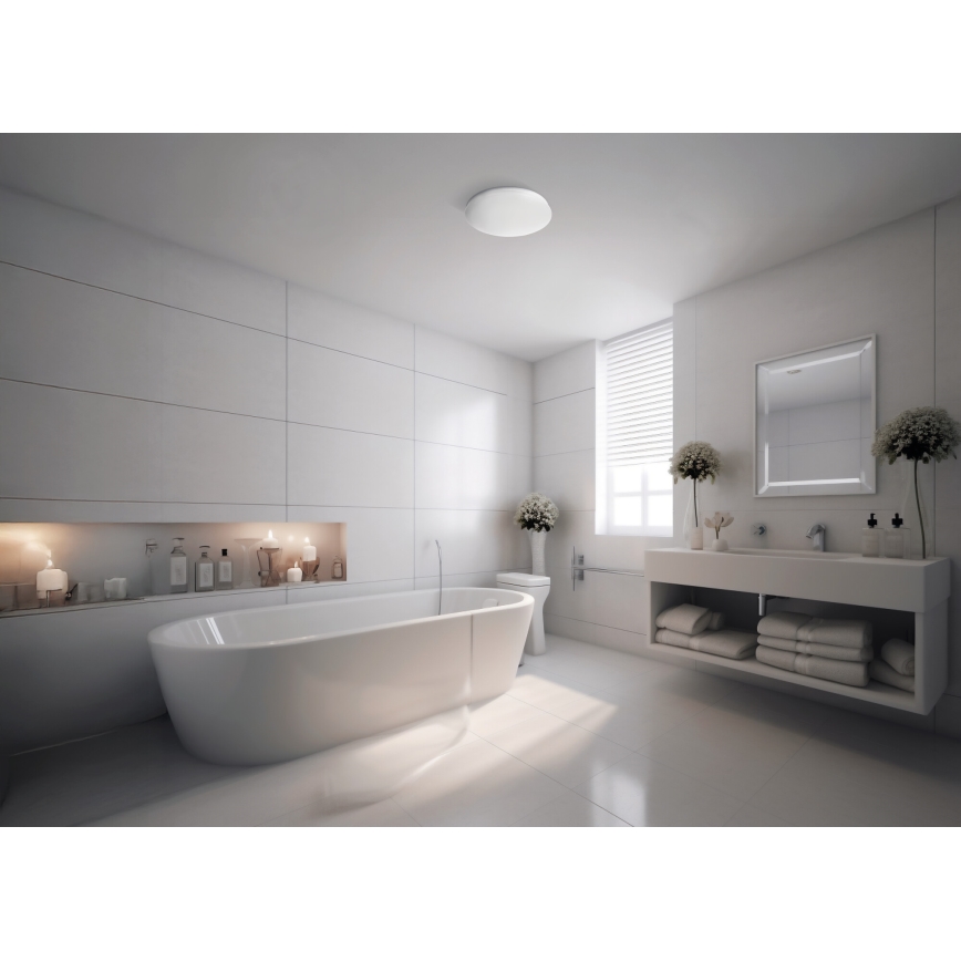 LED стельовий світильник для ванної кімнати ENELO LED/17W/230V діам. 32 см IP44
