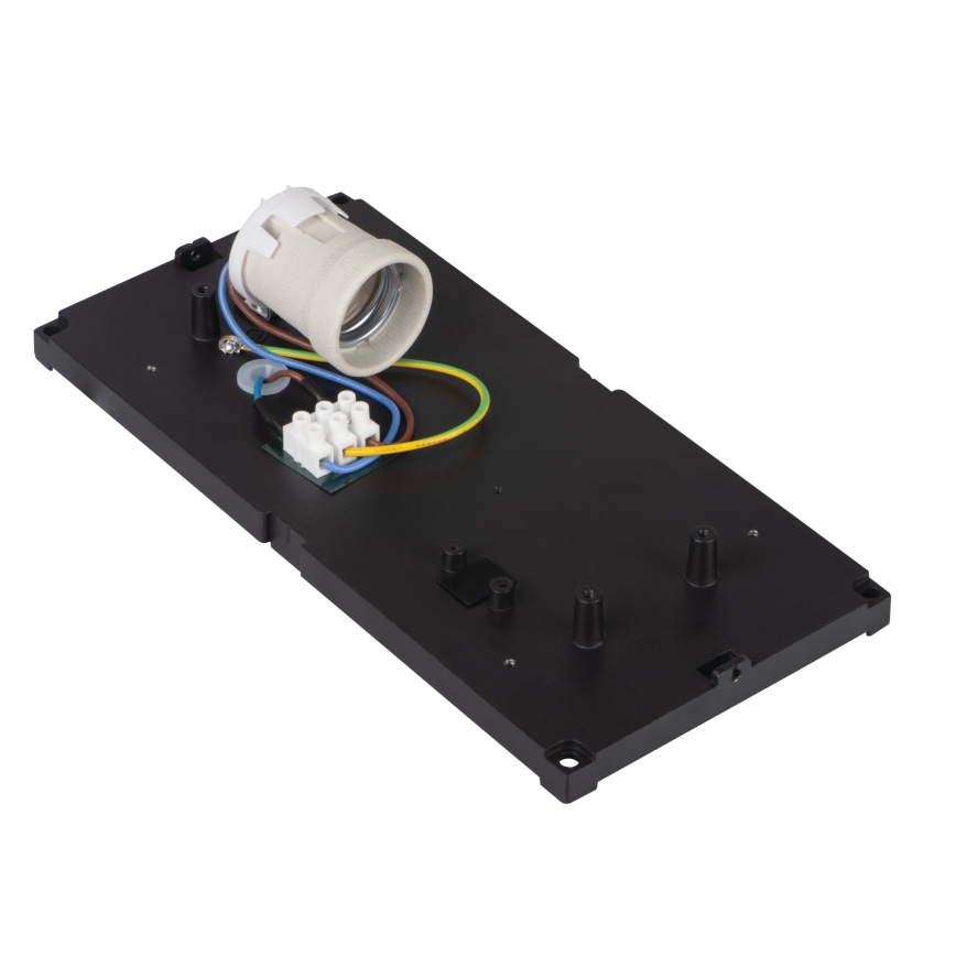 Зовнішній настінний світильник LERTO 1xE27/15W/230V IP54 чорний