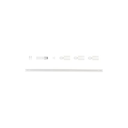 Точечный светильник для трековой системы ALTEAR 3xGU10/10W/230V 1m белый