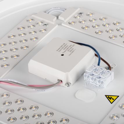 Диммируемый LED потолочный светильник LIXAN LED/47W/230V 3000-6500K диаметр 38,6 cm белый/серебристый + пульт дистанционного управления
