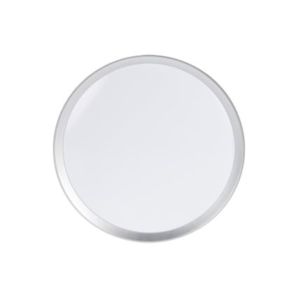 LED стельовий світильник LIXAN з регульованою яскравістю LED/47W/230V 3000-6500K діаметр 38,6 см білий/сріблястий + пульт дистанційного керування
