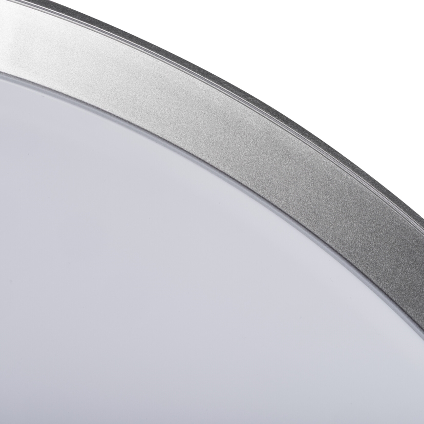 Диммируемый потолочный светильник LED LIXAN LED/65W/230V 3000-6500K Ø 48,6 см белый/серебристый + пульт дистанционного управления