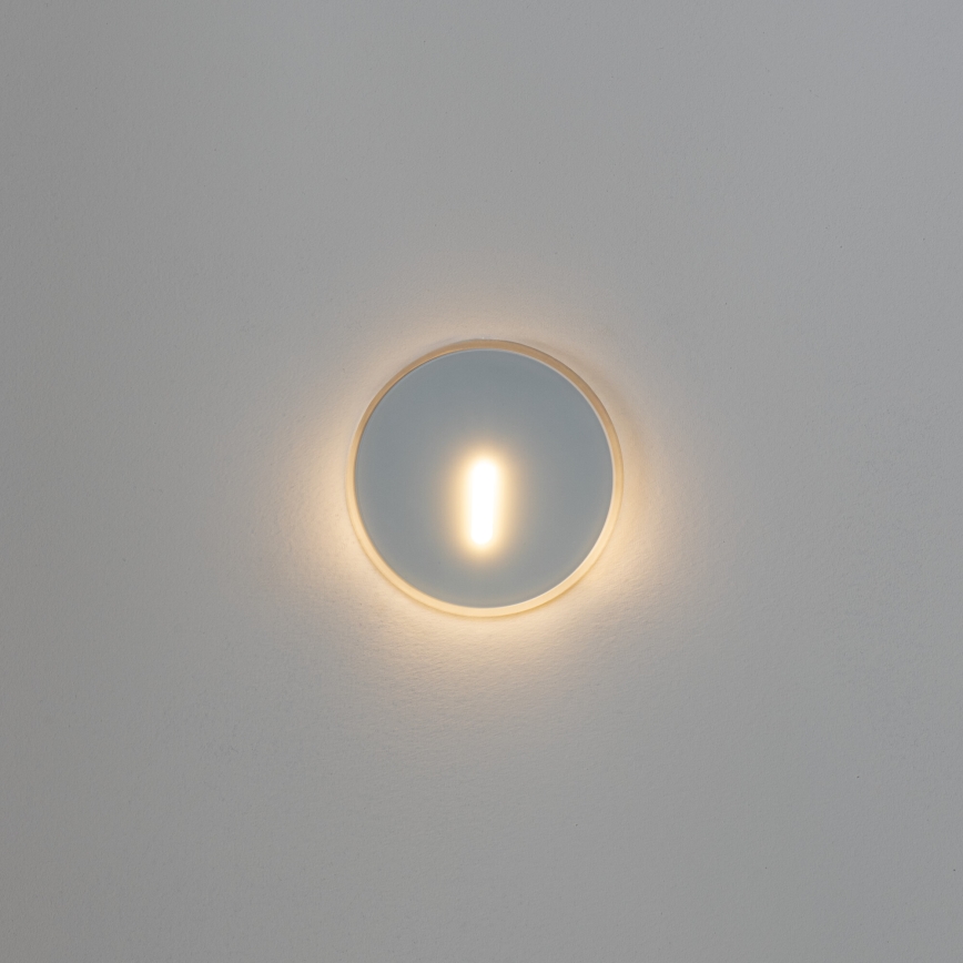 LED сходовий світильник MAGNIK LED/1,7W/230V 2700/3300/3900/4600/5700K, білий, круглий
