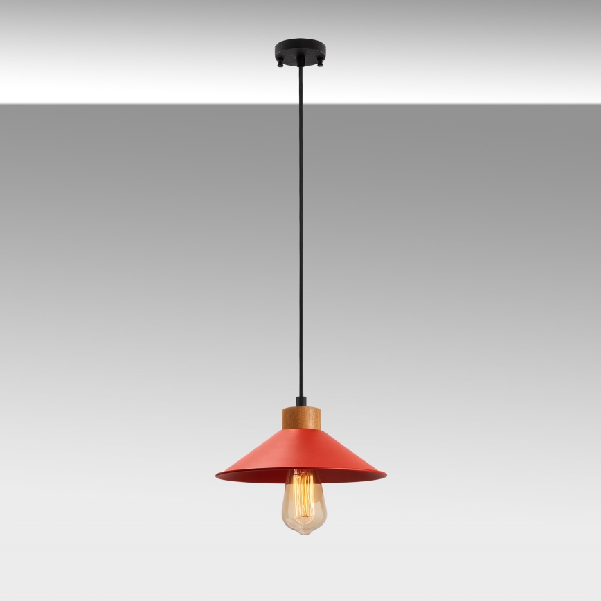 Karma lamp MANAVGAT 1xE27/40W/230V sarkana/brūna