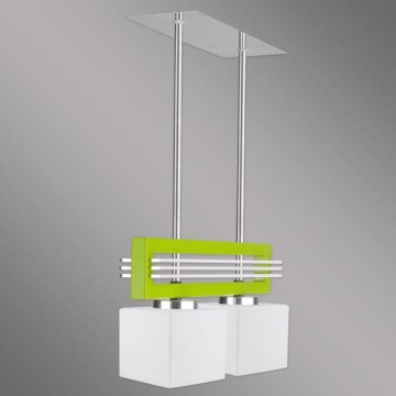 Kemar SG/2/G/K - Підвісний світильник SANGA 2xE14/60W/230V
