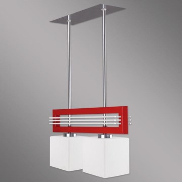 Kemar SG/2/R/K - Підвісний світильник SANGA 2xE14/60W/230V
