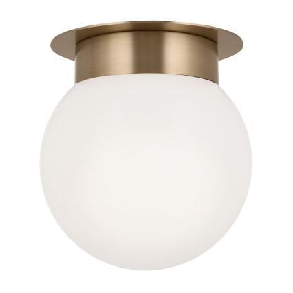 Kichler KL-ALBERS-F-G-CPZ — потолочный светильник ALBERS, 1xE27/40W/230V, диаметр 20,3 см, золотой