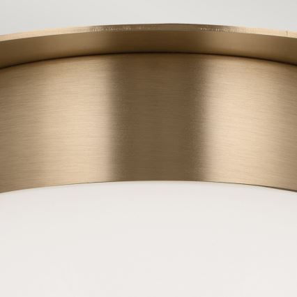 Kichler KL-ALBERS-F-G-CPZ — потолочный светильник ALBERS, 1xE27/40W/230V, диаметр 20,3 см, золотой