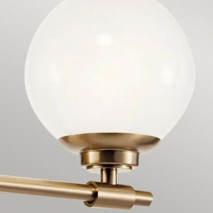 Kichler - LED Настінний світильник для ванної кімнати BENNO 2xG9/3W/230V IP44 латунний
