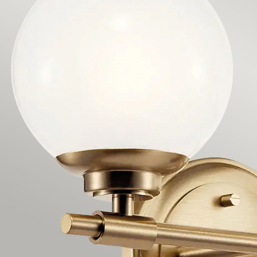 Kichler - LED Настінний світильник для ванної кімнати BENNO 2xG9/3W/230V IP44 латунний