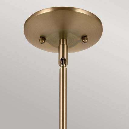 Kichler - Люстра на штанге DEELA 1xE27/60W/230V диаметр 17,8 см латунь