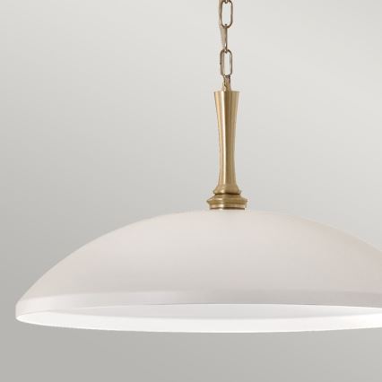Kichler - Люстра на цепи DELAROSA 1xE27/60W/230V белый/латунь