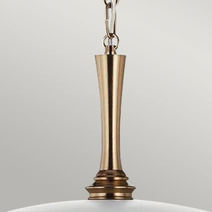 Kichler - Люстра на цепи DELAROSA 1xE27/60W/230V белый/латунь
