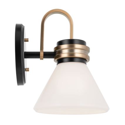 Kichler - Светодиодный настенный светильник для ванной FARUM 1xG9/3W/230V IP44 черный/латунь