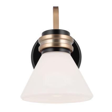 Kichler - Светодиодный настенный светильник для ванной FARUM 1xG9/3W/230V IP44 черный/латунь