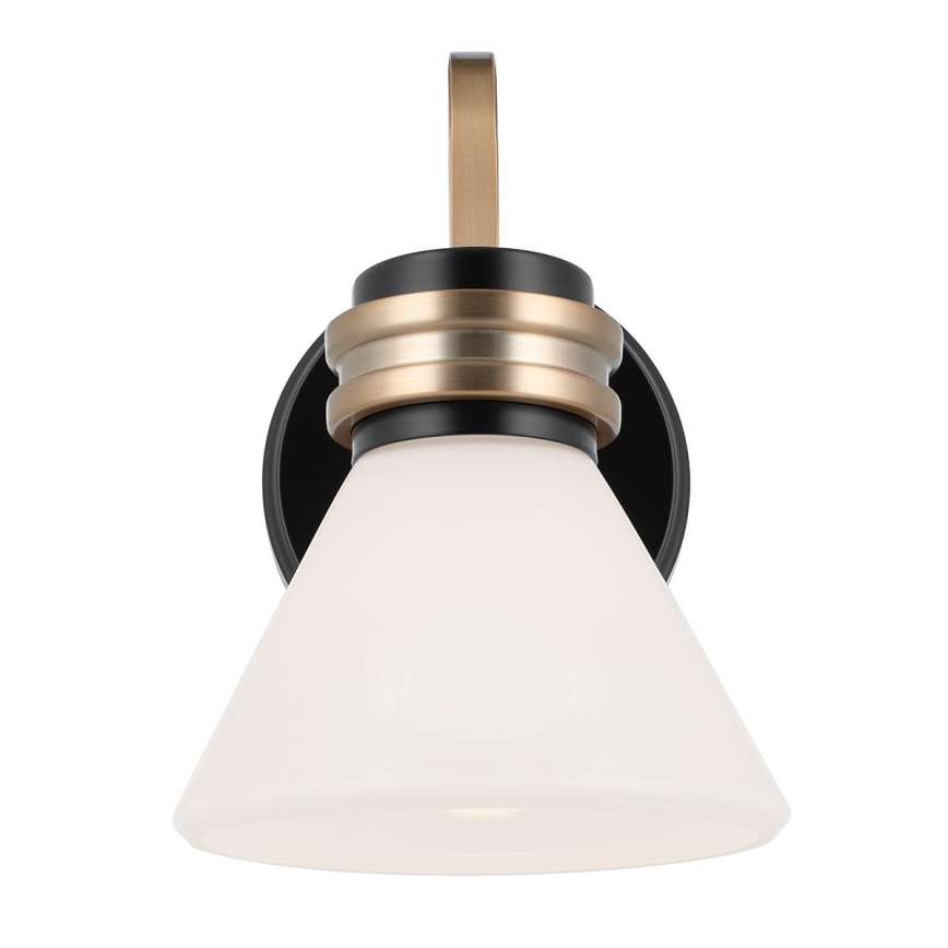 Kichler - Светодиодный настенный светильник для ванной FARUM 1xG9/3W/230V IP44 черный/латунь