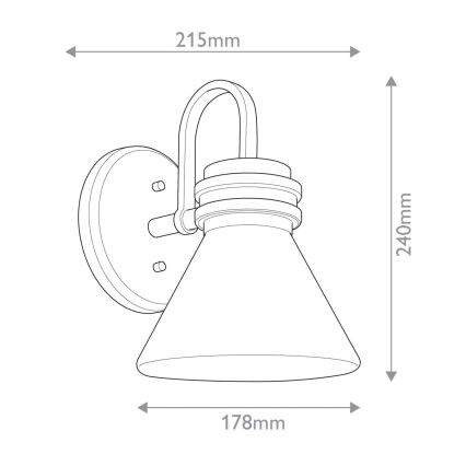 Kichler - Светодиодный настенный светильник для ванной FARUM 1xG9/3W/230V IP44 блестящий хром
