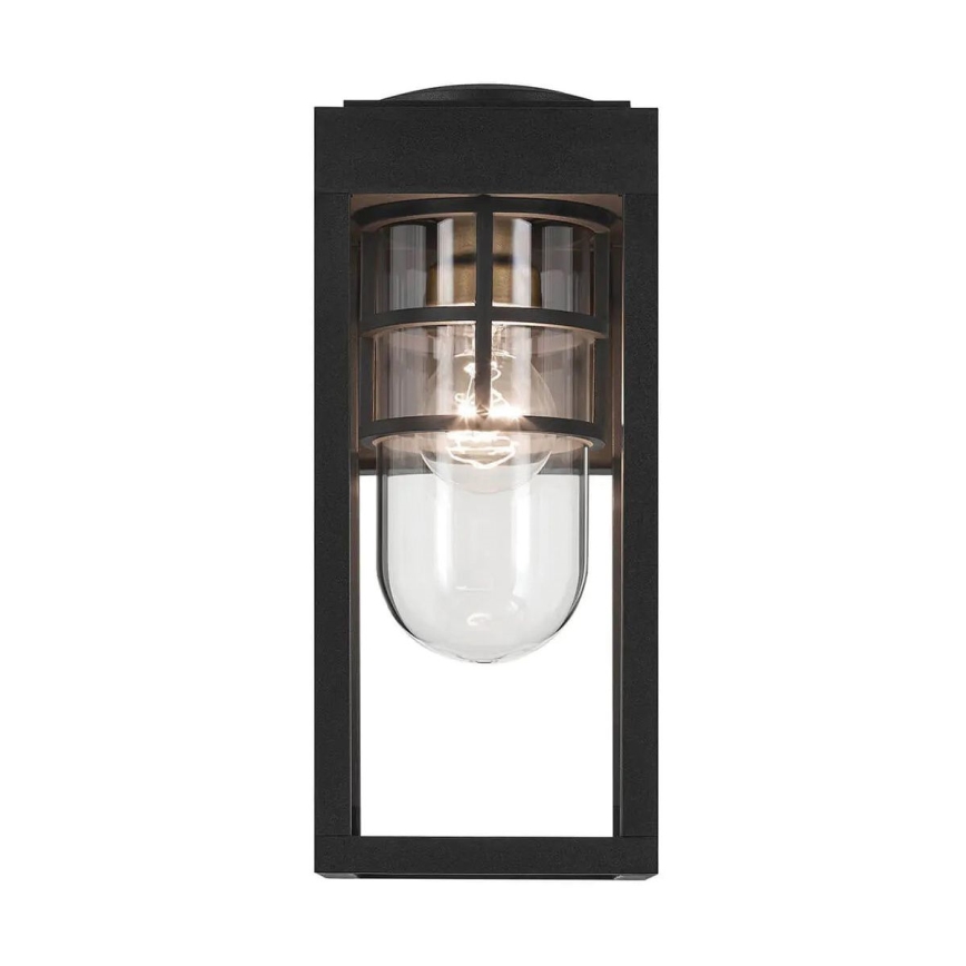 Kichler - Уличный настенный светильник HONE 1xE27/60W/230V IP44 черный