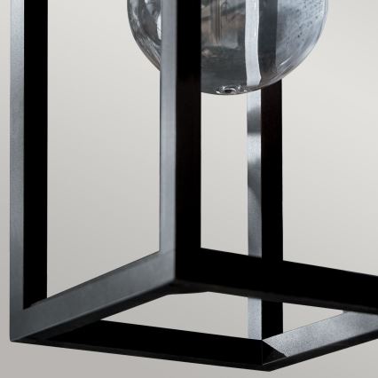 Kichler - Уличный настенный светильник HONE 1xE27/60W/230V IP44 черный