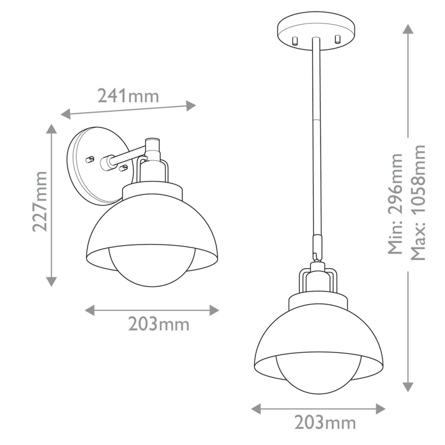 Kichler - Настенная лампа NIVA 1xE27/40W/230V черный