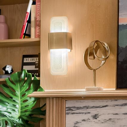 Kichler - Светодиодный настенный светильник SERENE LED/16W/230V латунь