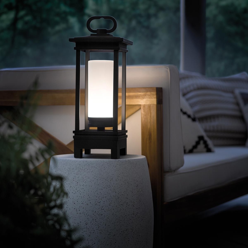 Kichler - LED Уличный аккумуляторная настольная лампа с динамиком SOUTH HOPE LED/3W/230V IP44