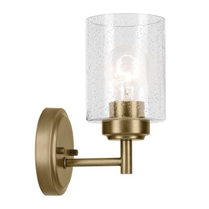 Kichler - Настенная лампа WINSLOW 1xE27/60W/230V латунь