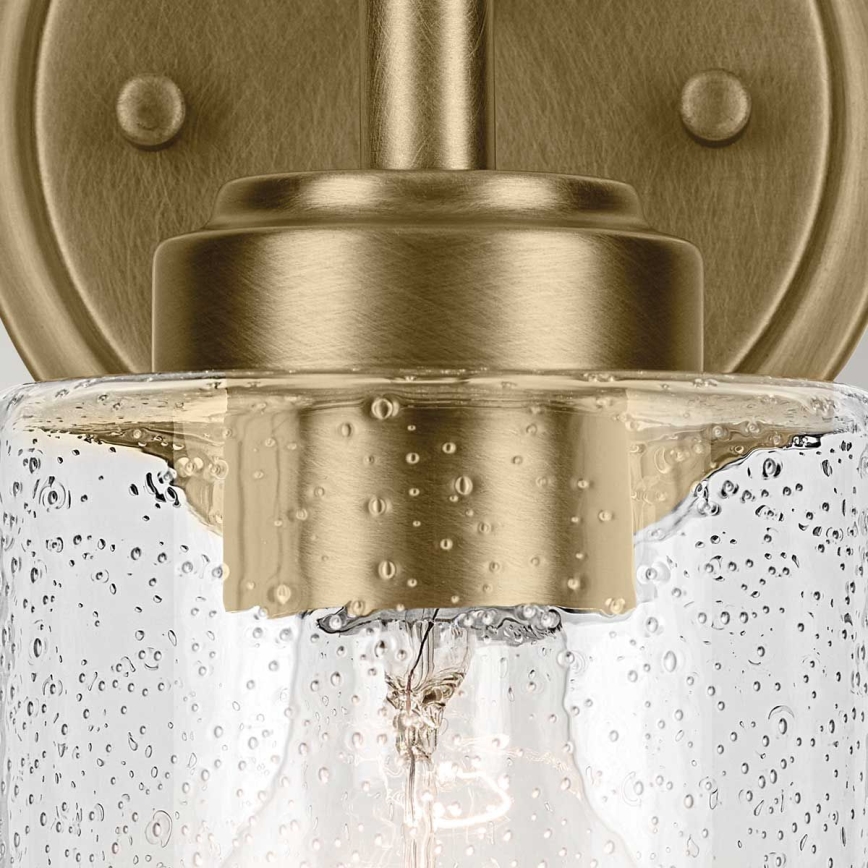 Kichler - Настенная лампа WINSLOW 1xE27/60W/230V латунь