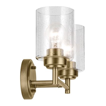 Kichler - Настенная лампа WINSLOW 2xE27/60W/230V латунь